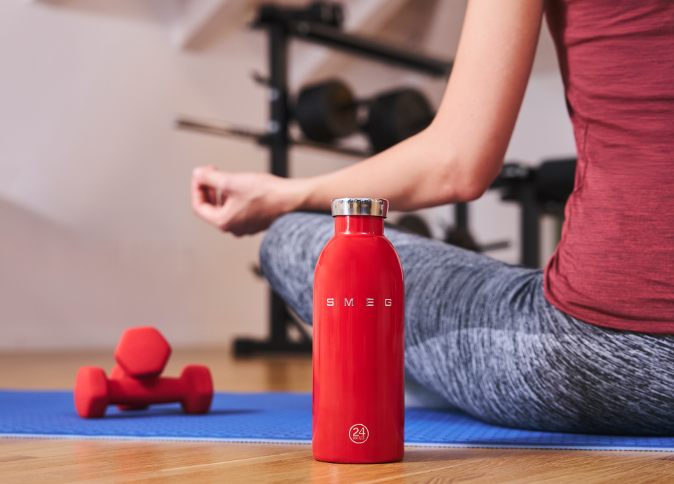SMEG x 24Bottles Red 17 oz Insulated Clima Water Bottle