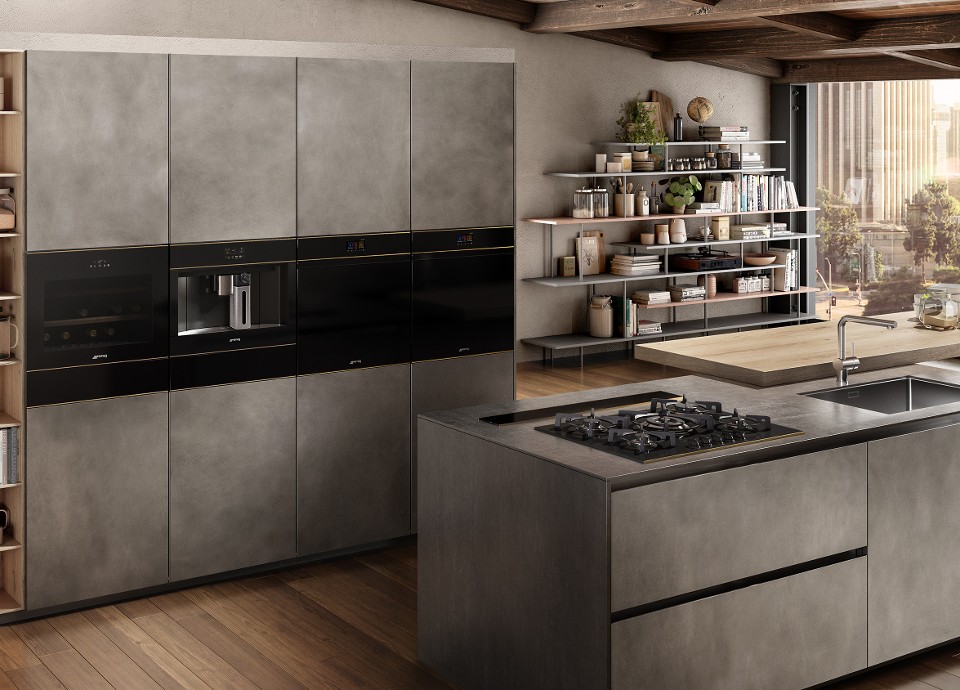 Smeg built on sale in coffee machine