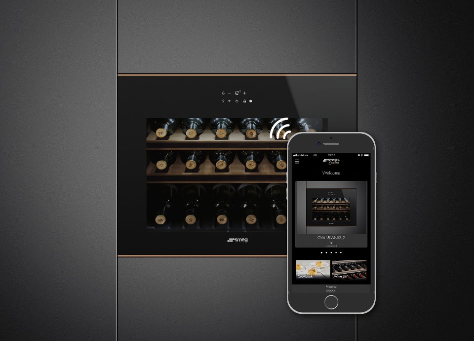 SmegConnect wine coolers