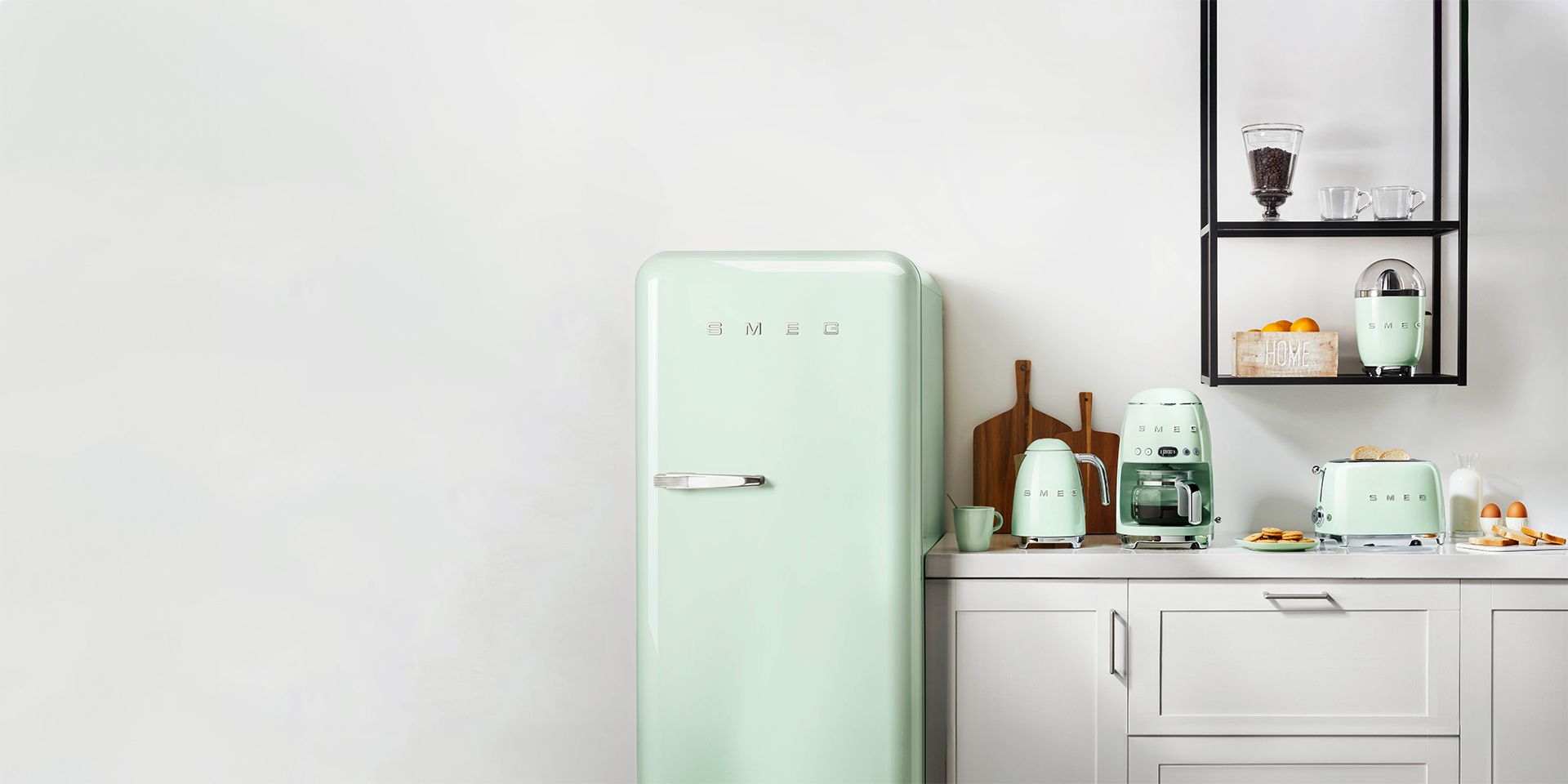 50 style coloured refrigerator - Smeg