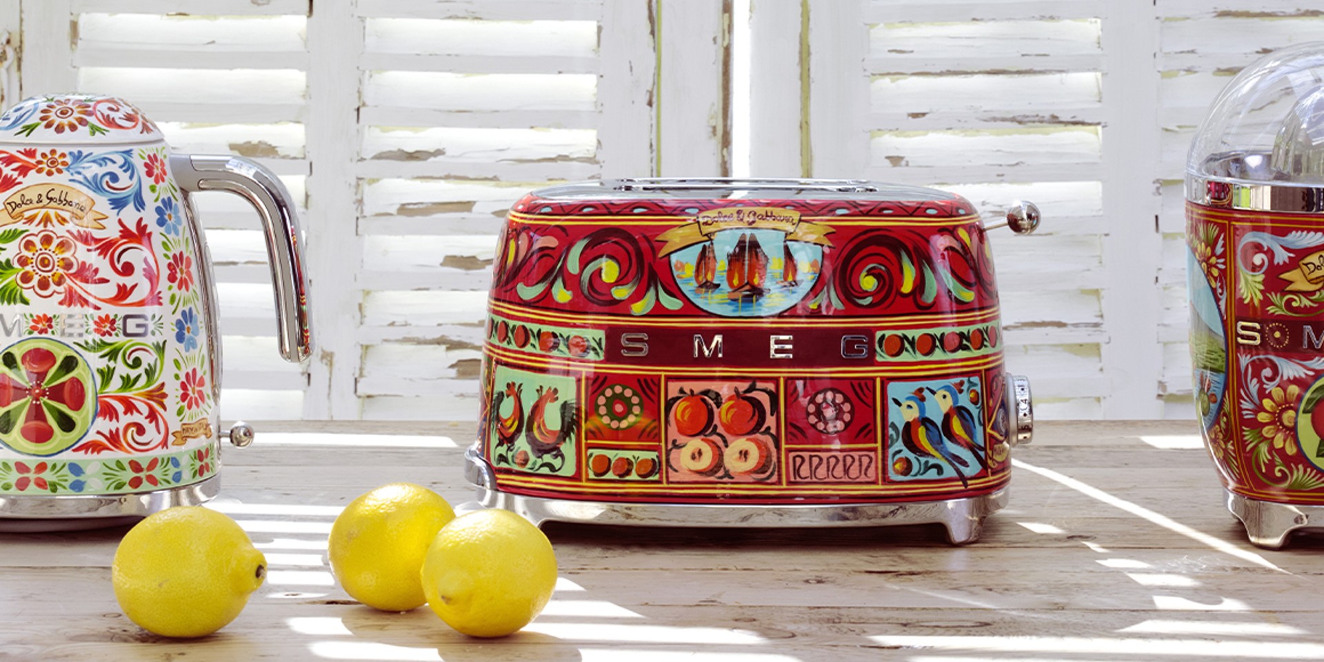 Kolekce Sicílie je má láska od Smeg and Dolce & Gabbana