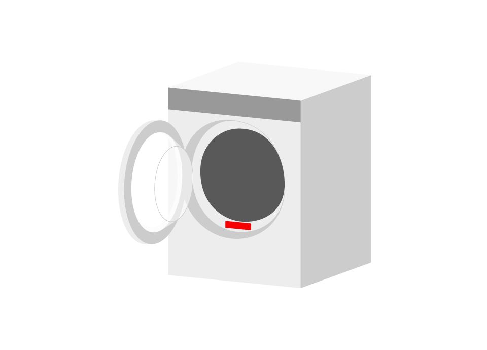informative label position washers