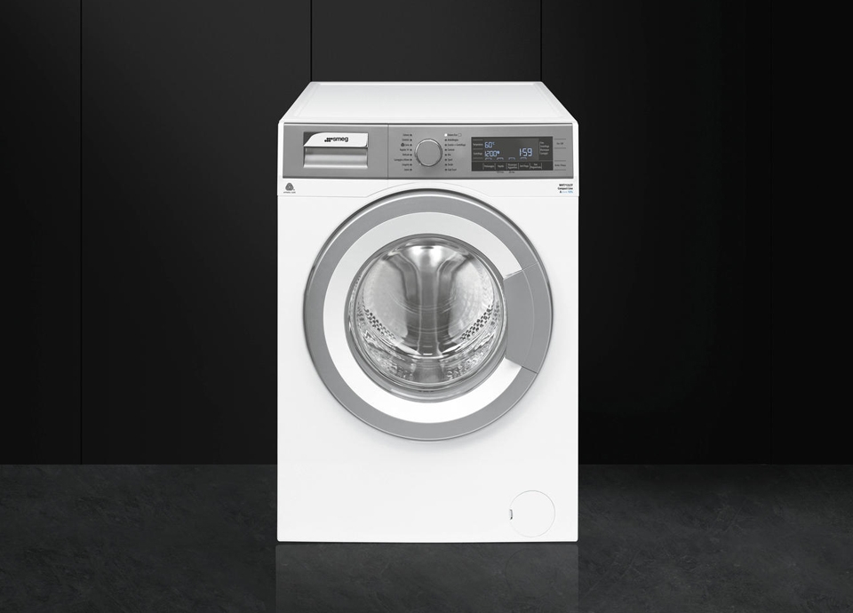 Reduced depth washing machines