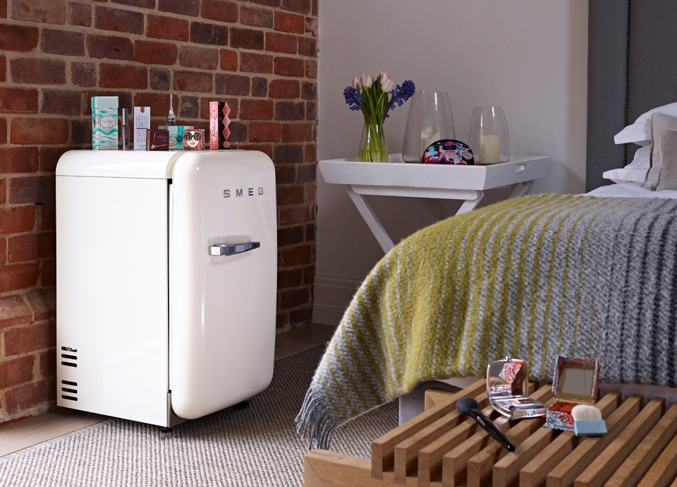 A MINI FRIDGE WITH HUGE PERSONALITY