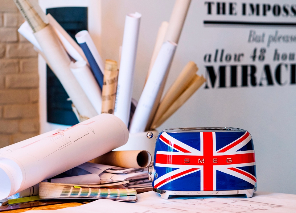 Icona versatile dallo stile british