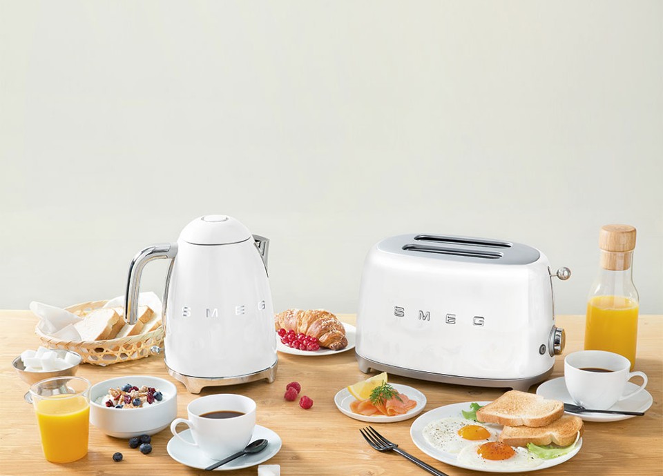 Smeg on sale tostadora rosa