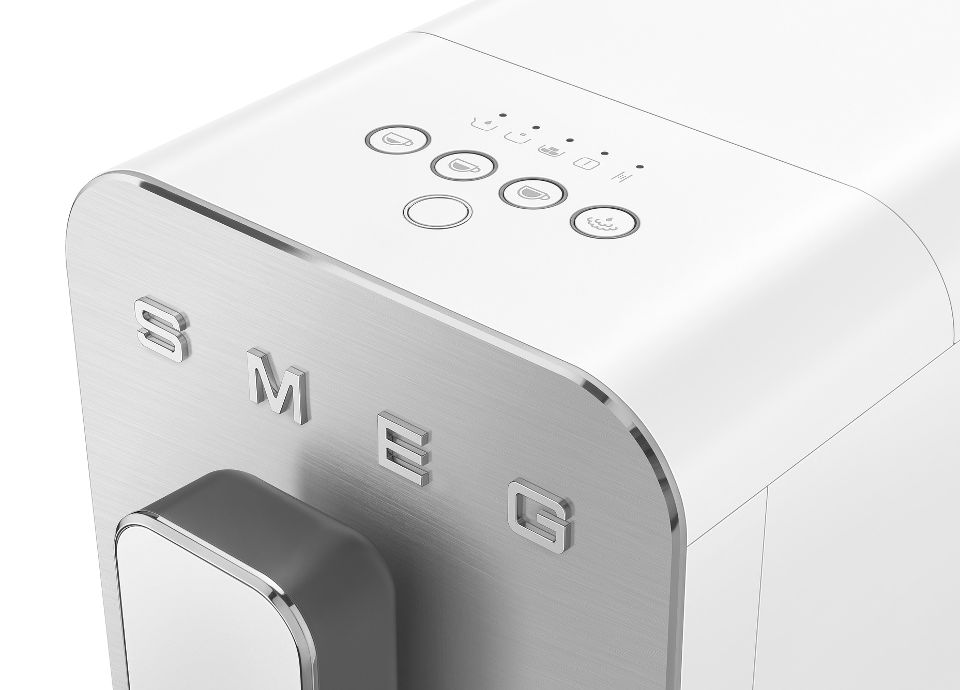 Buy Smeg Matte Red Espresso Bean to Cup Automatic Coffee Machine