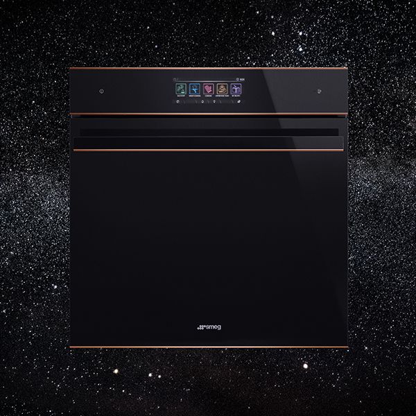 Four 90 cm Hauteur réduite 48 cm Noir SFPR9606WTPNR Smeg