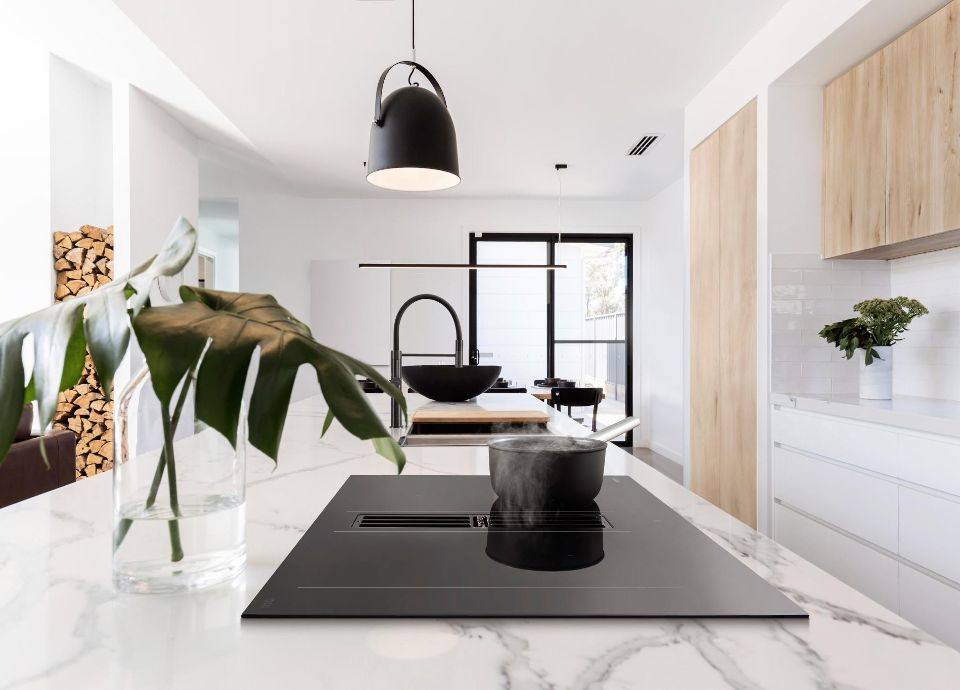 Smeg hob | cooking and aspiration