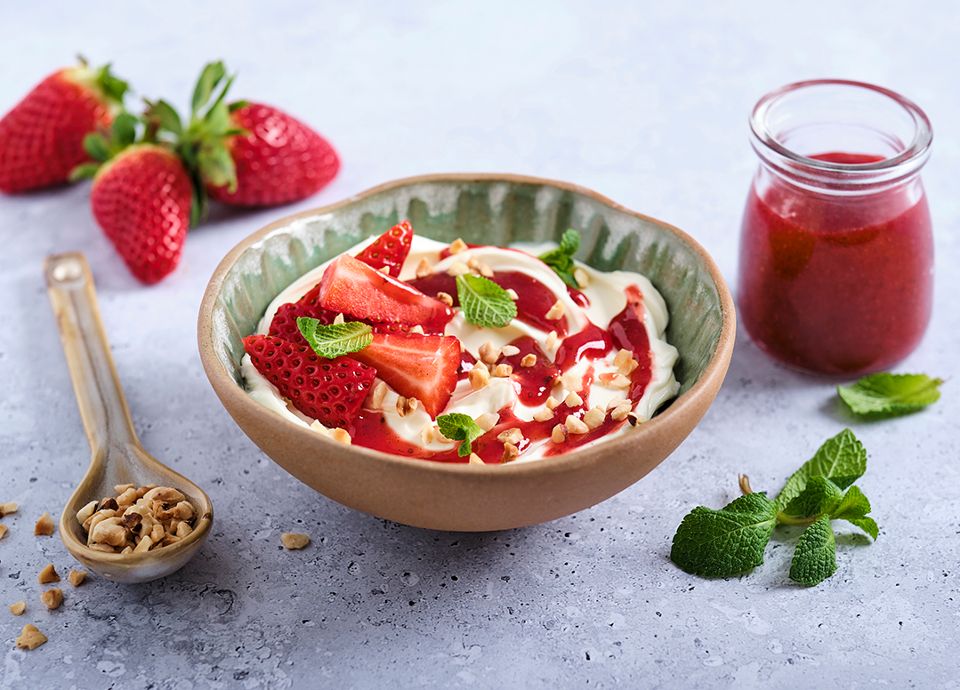 Confiture de vanille et de fraises