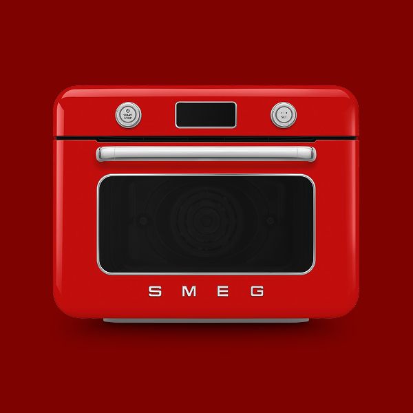 countertop combi steam oven red
