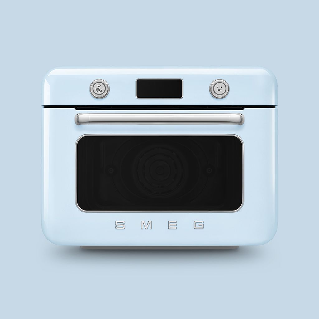 countertop combi steam oven pastel blue