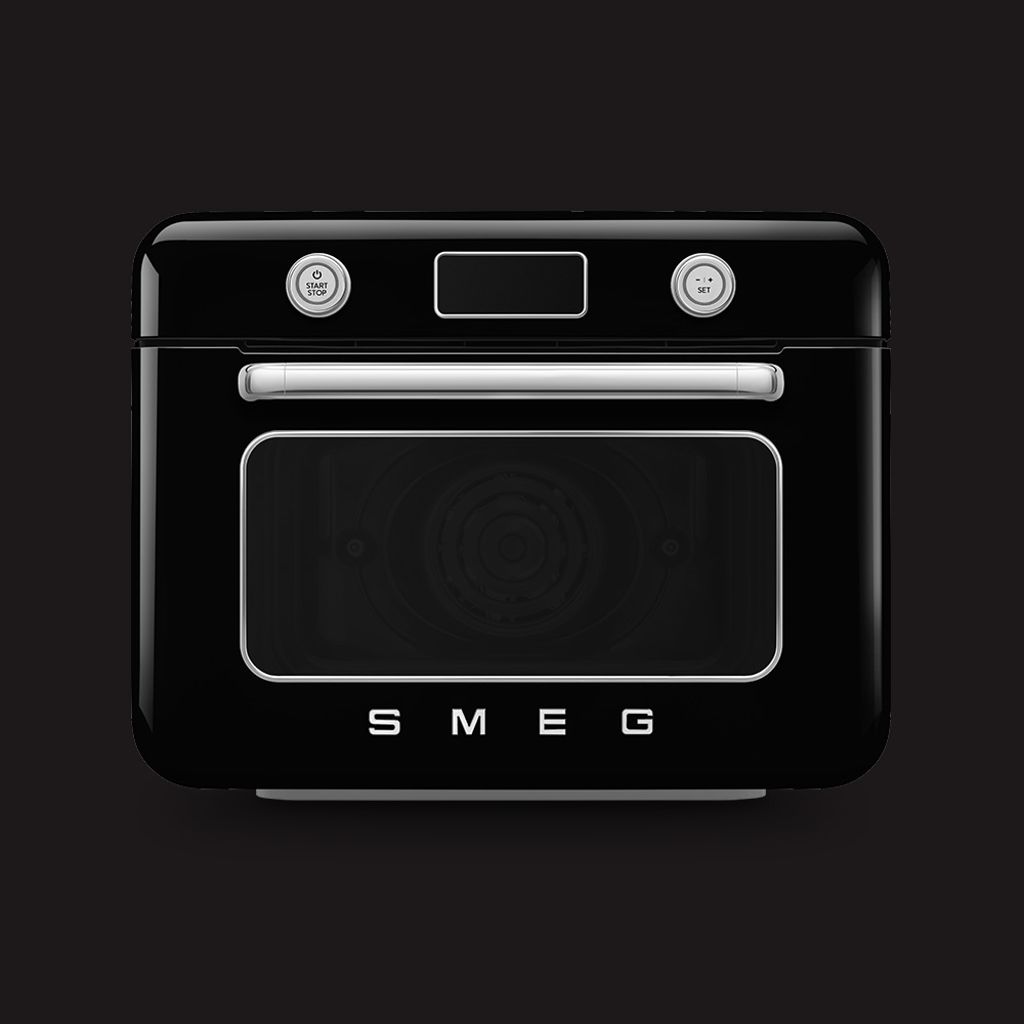 Kombi-Tisch-Dampfbackofen schwarz SMEG