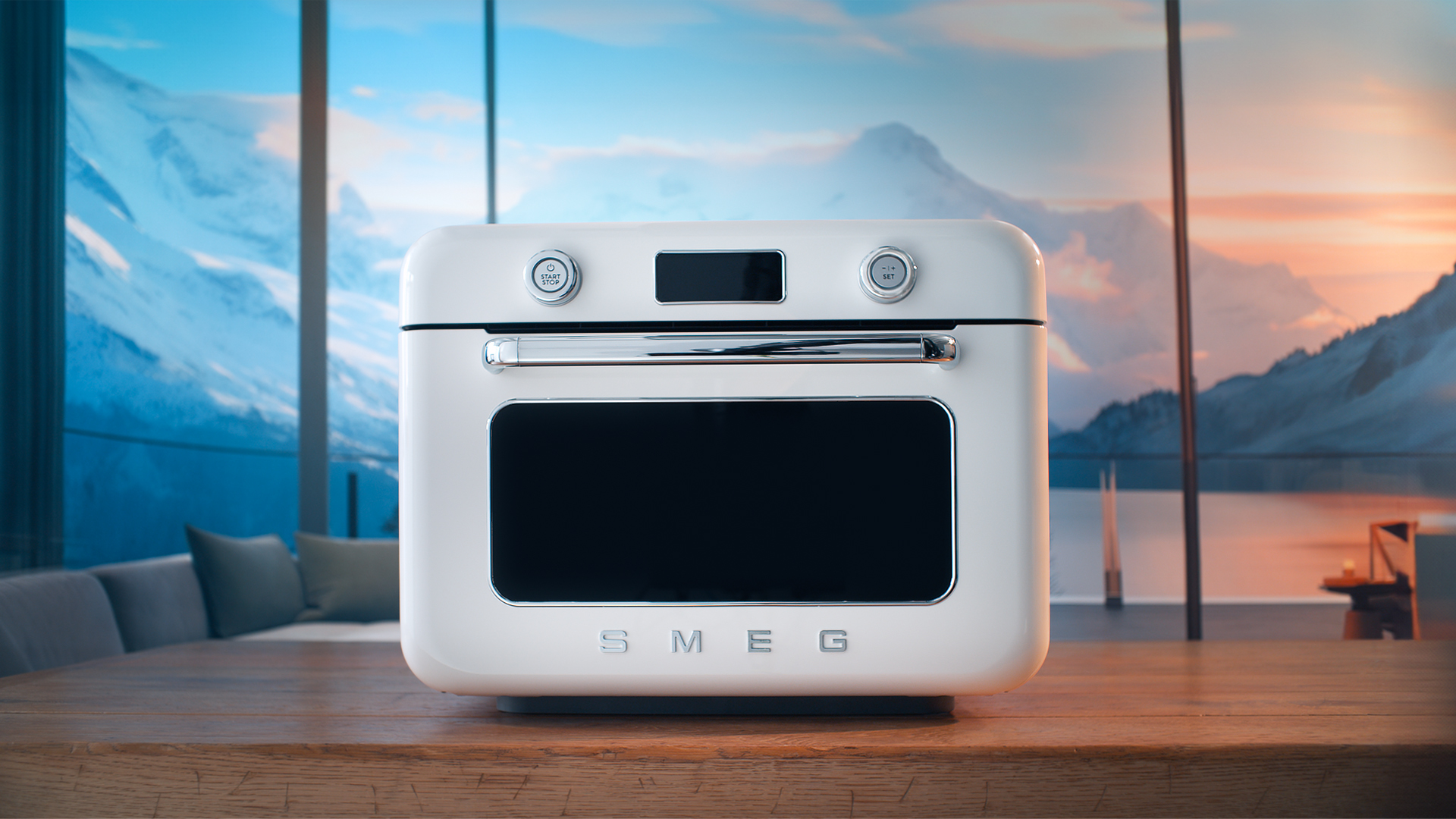 doska kombi parná rúra smeg