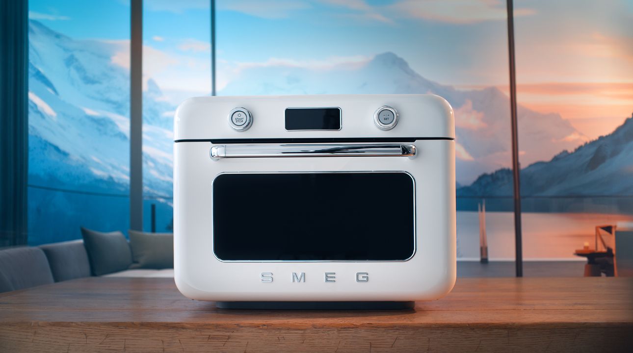 Smeg asztali kombinált sütő gőzfunkcióval