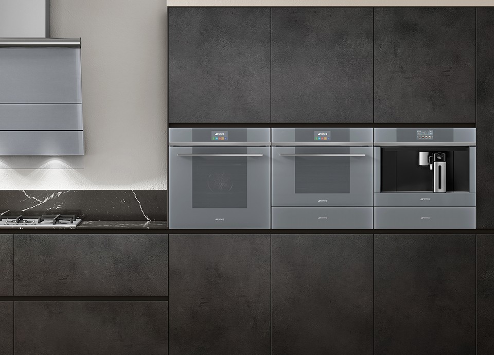 Smeg Built In Appliances Oven Layout Contemporary Kitchen