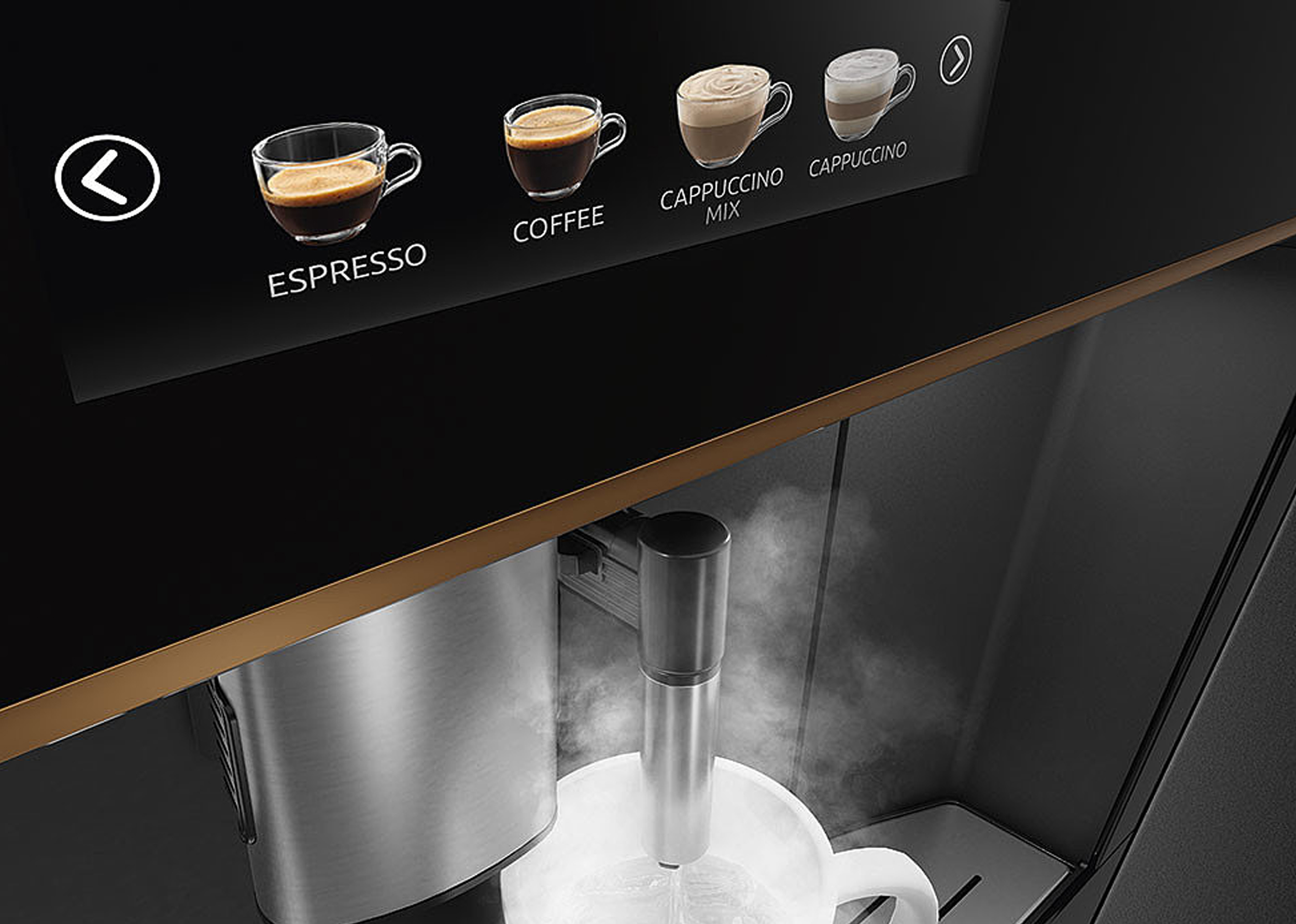 CLASSICA Macchina da caffè automatica da incasso con macinacaffè By Smeg