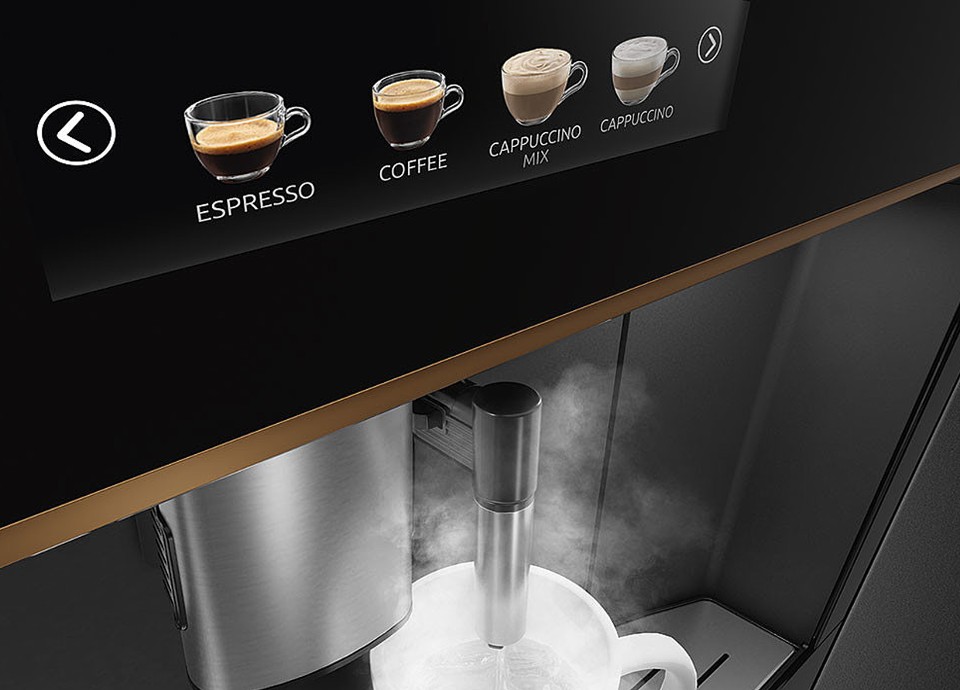 Machine à café encastrable CMS4604NR Dolce Stil Novo Smeg
