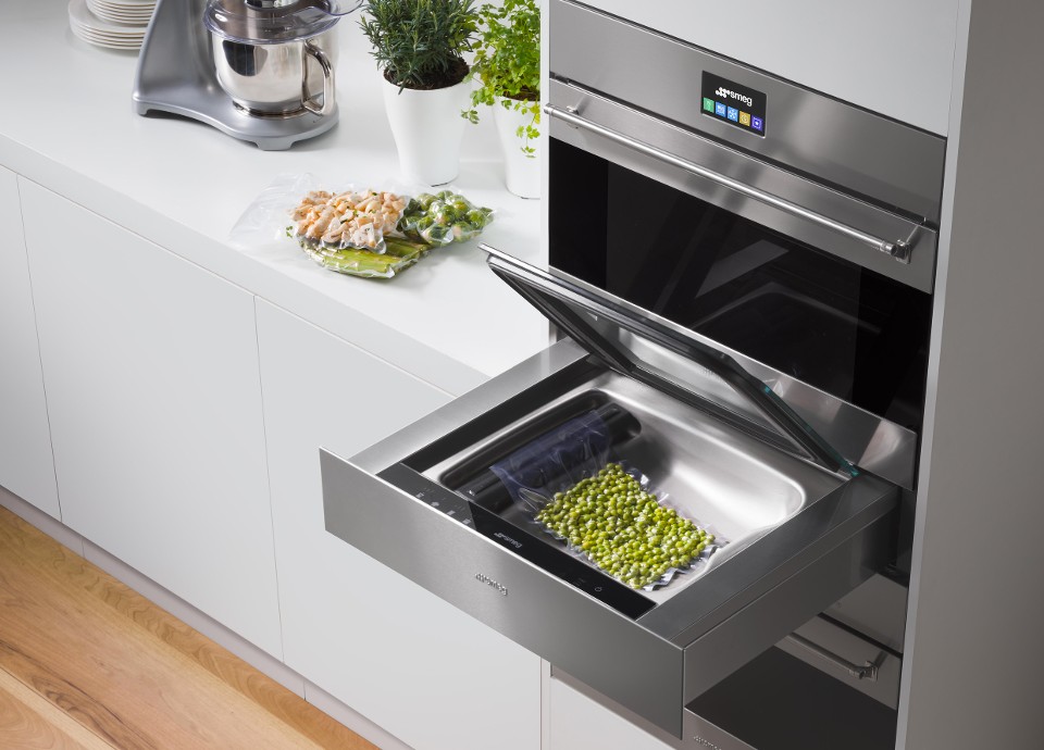 Tiroir sous vide Classica CPV315X Smeg