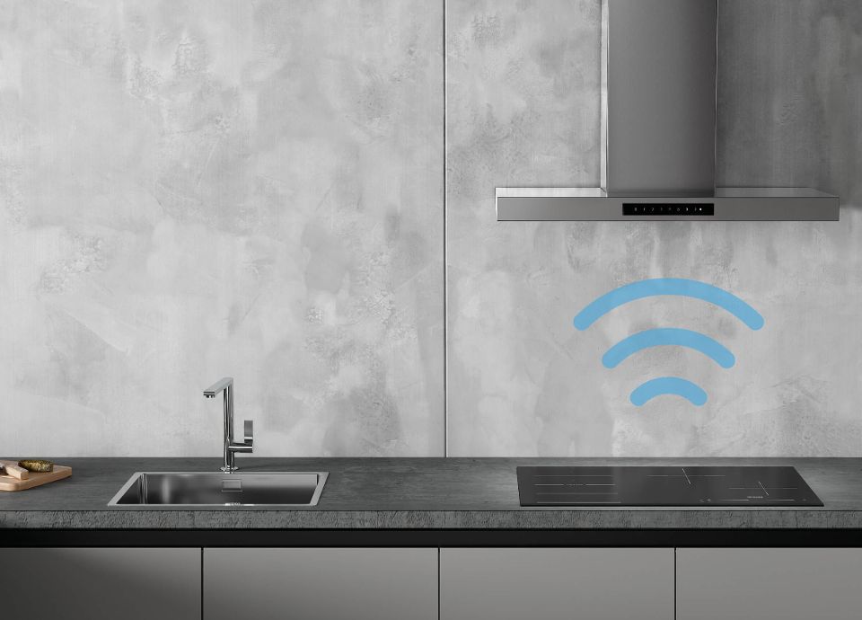 Smeg white outlet induction hob