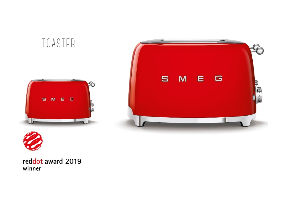 SMEG WINT DE RED DOT DESIGN AWARDS VOOR HET VIJFDE JAAR OP EEN RIJ!