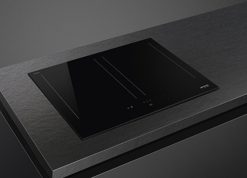 Induction hobs with EVO SLIDER controls