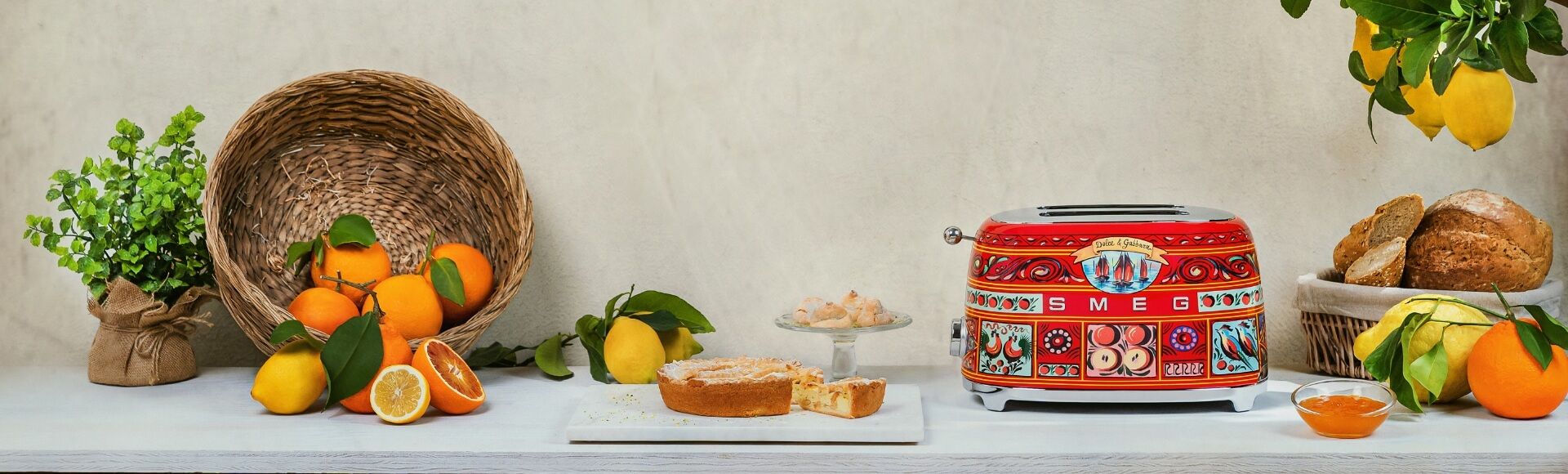 Sicily is my love collection by Smeg and Dolce&Gabbana