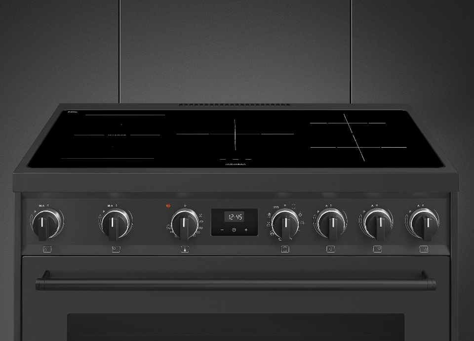 cucina con  finitura soft touch