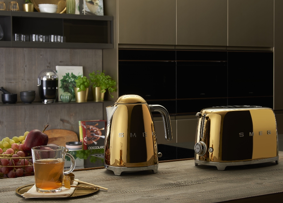 Gold e Rose Gold small appliances