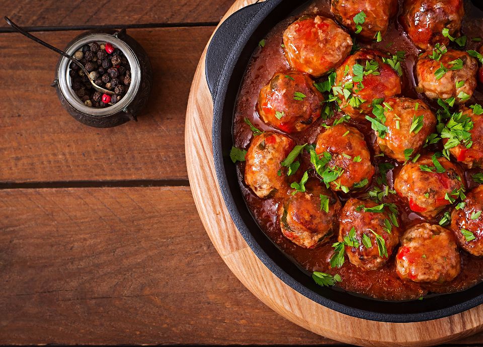 Recette de boulettes de boeuf à l'étouffée | Smeg